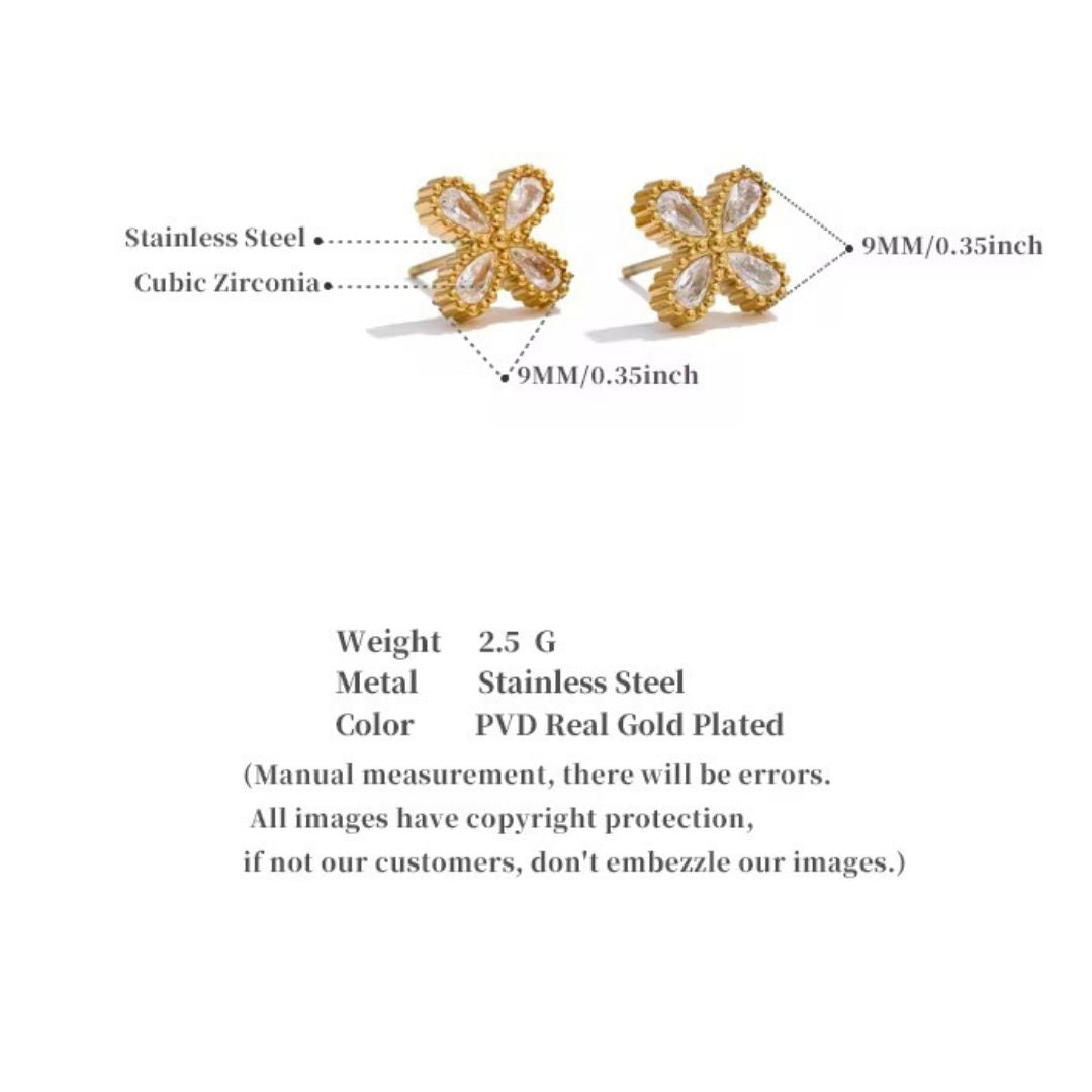 Flora Luxe Stud Earrings