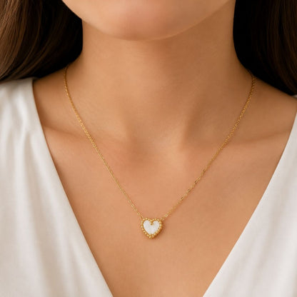 Chandni Reversible Heart Necklace