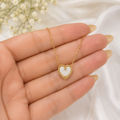 Chandni Reversible Heart Necklace