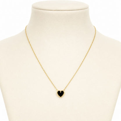Chandni Reversible Heart Necklace