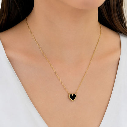 Chandni Reversible Heart Necklace
