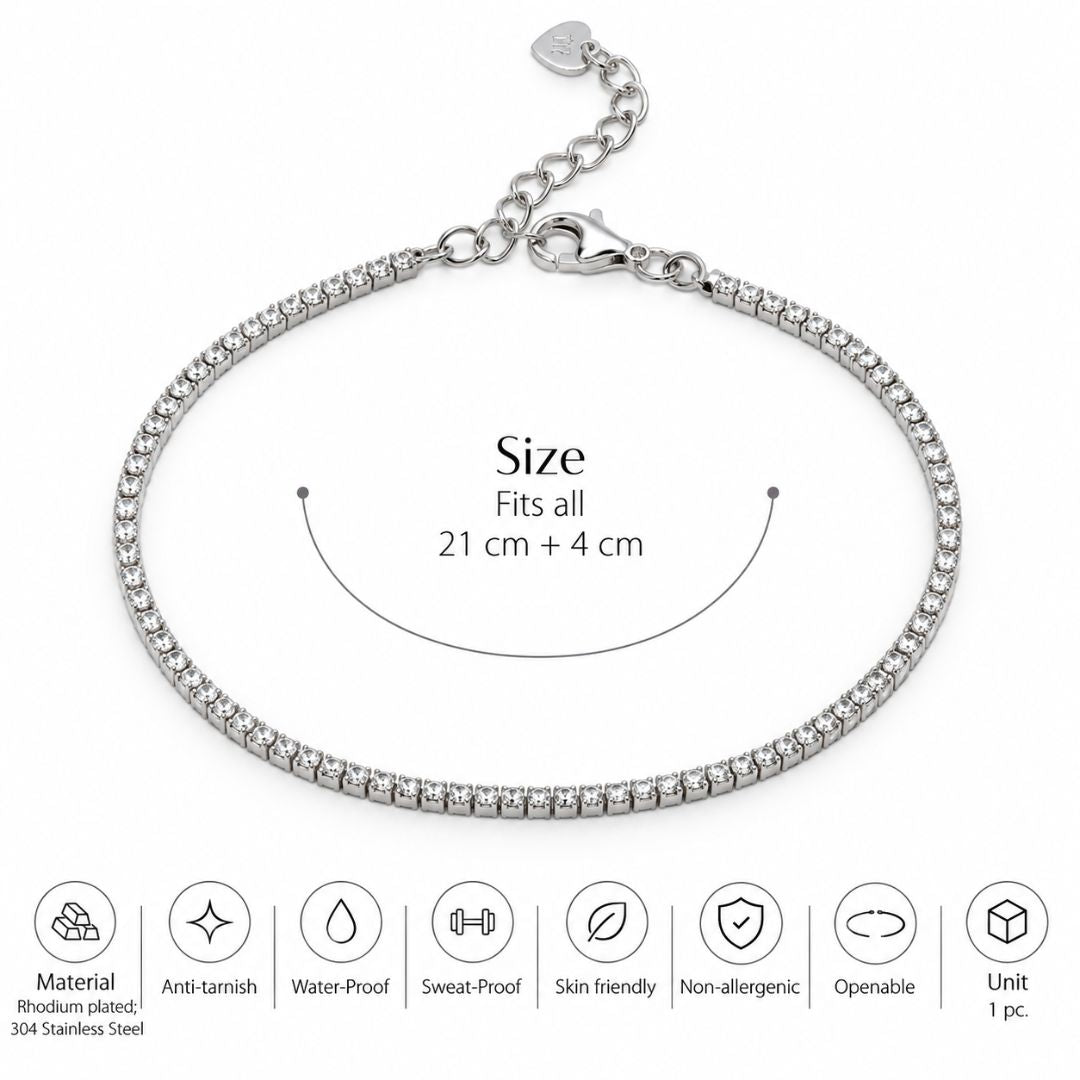Luxe Tennis Anklet