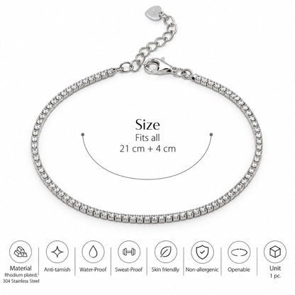Luxe Tennis Anklet