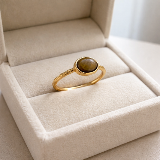 Olive Whisper Ring