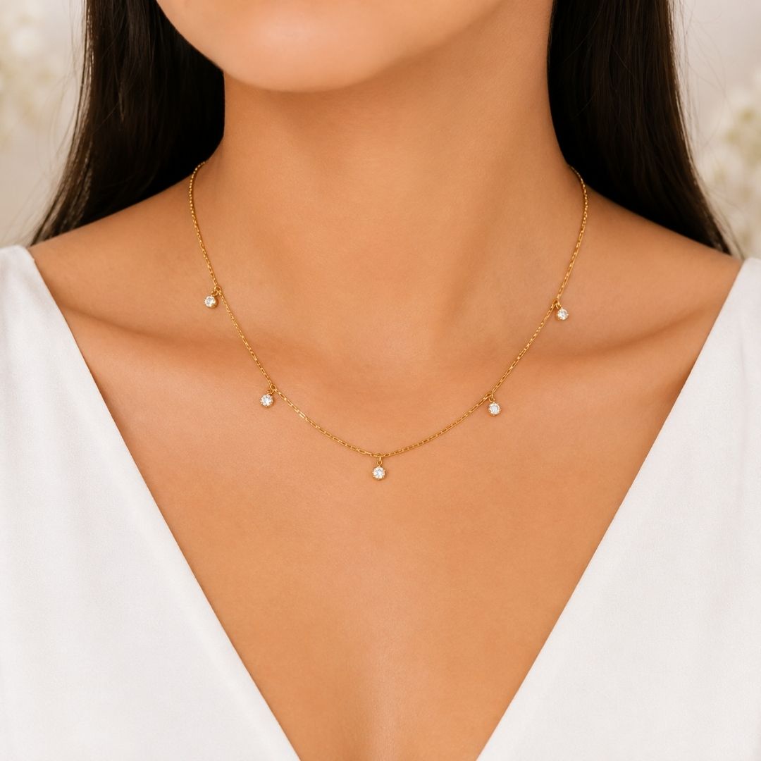 Shabnam Drop Necklace