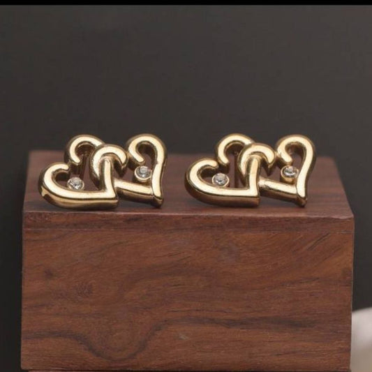 Luna double Heart Earrings