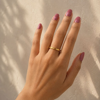 Odette Studded Band Ring