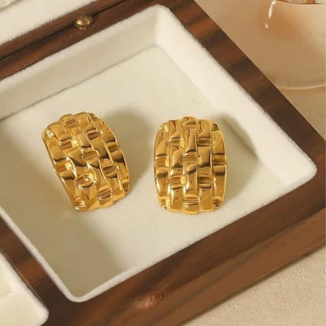 Vintage Geometric Anti-tarnish Earrings (ER165)