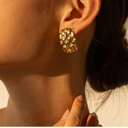 Vintage Geometric Anti-tarnish Earrings (ER165)