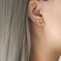 Aria Heart Earrings