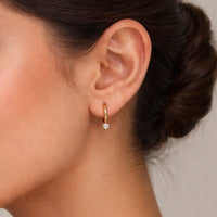 Hexaglow Hoops Earrings