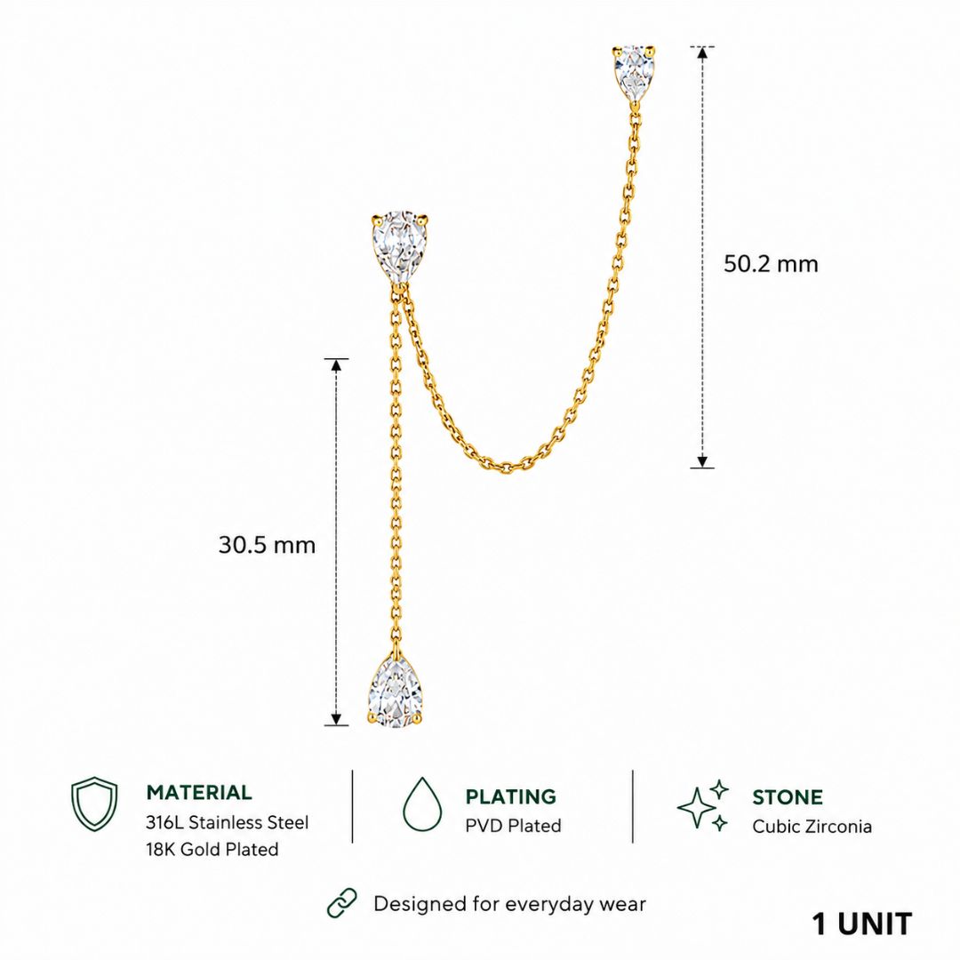 Boond Chain Earring