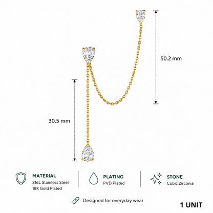 Boond Chain Earring