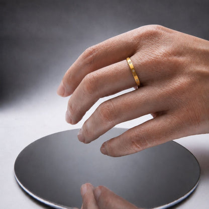 Odette Studded Band Ring