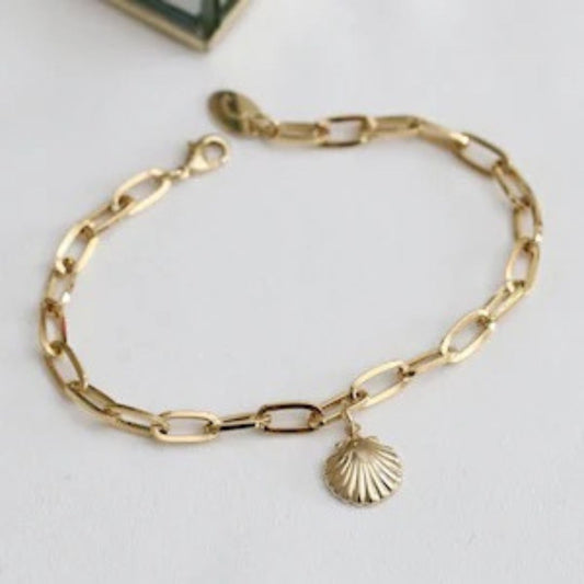 Shell Charm Bracelet