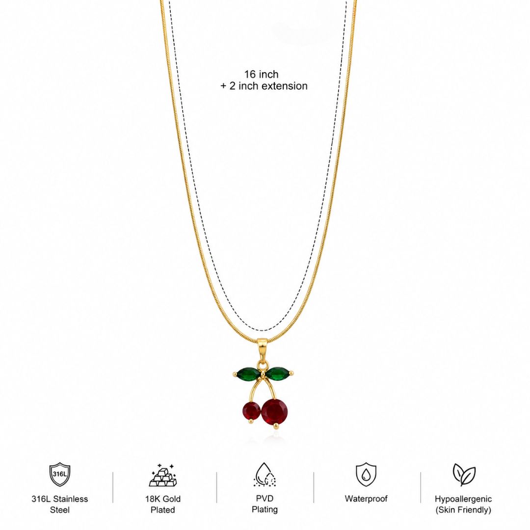 Red Cherry Necklace