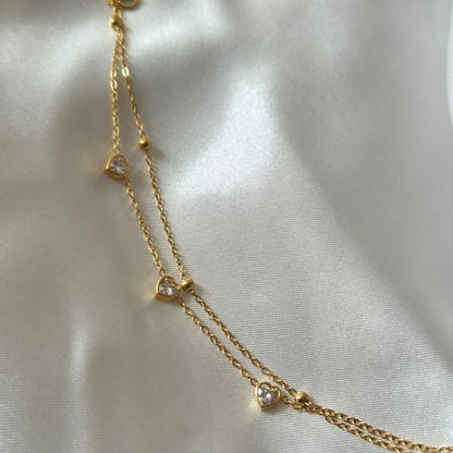 Olivine Double Layered Bracelet