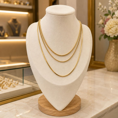 Aurora Layered Chain Necklace
