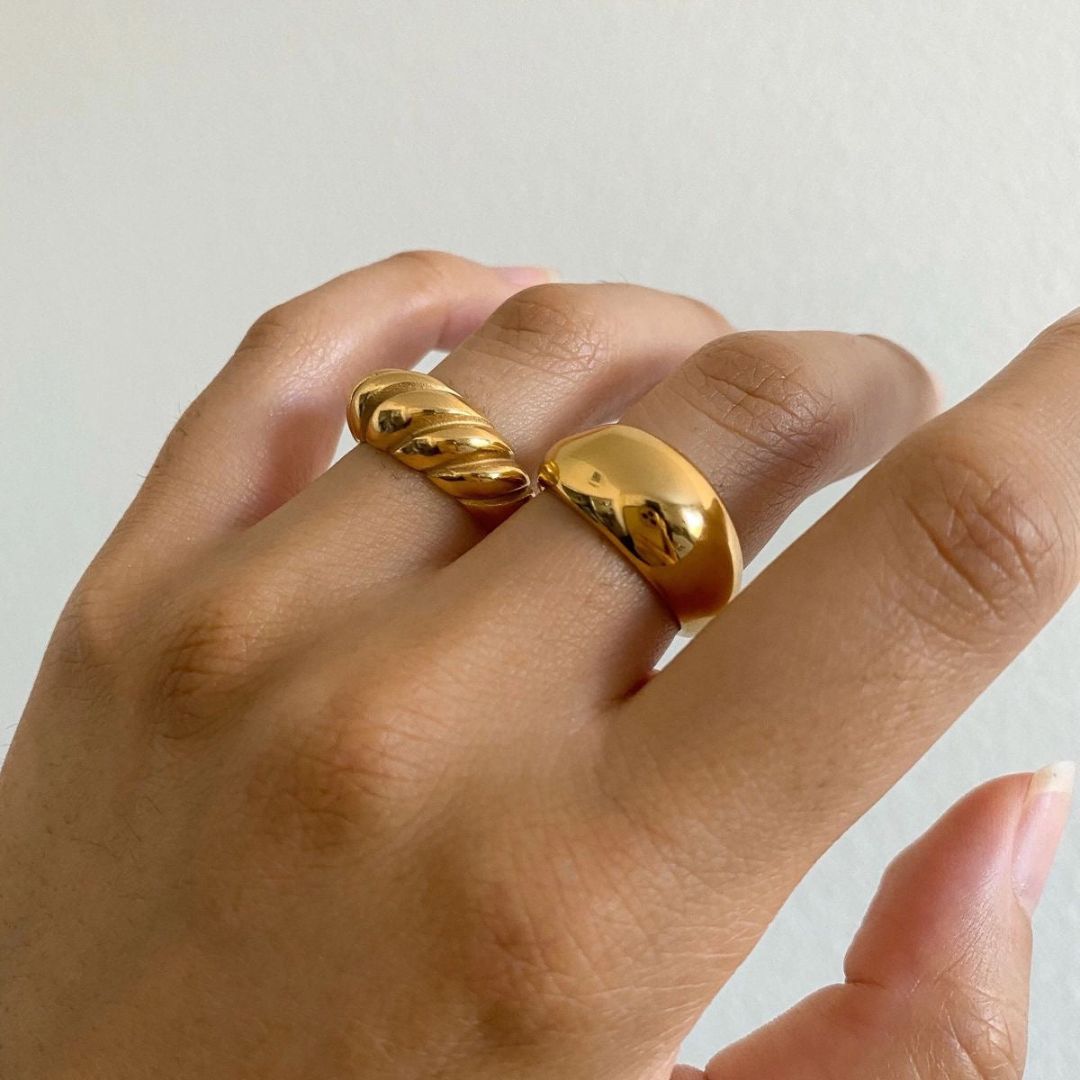 Croissant Dome Ring
