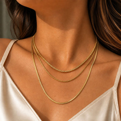 Aurora Layered Chain Necklace