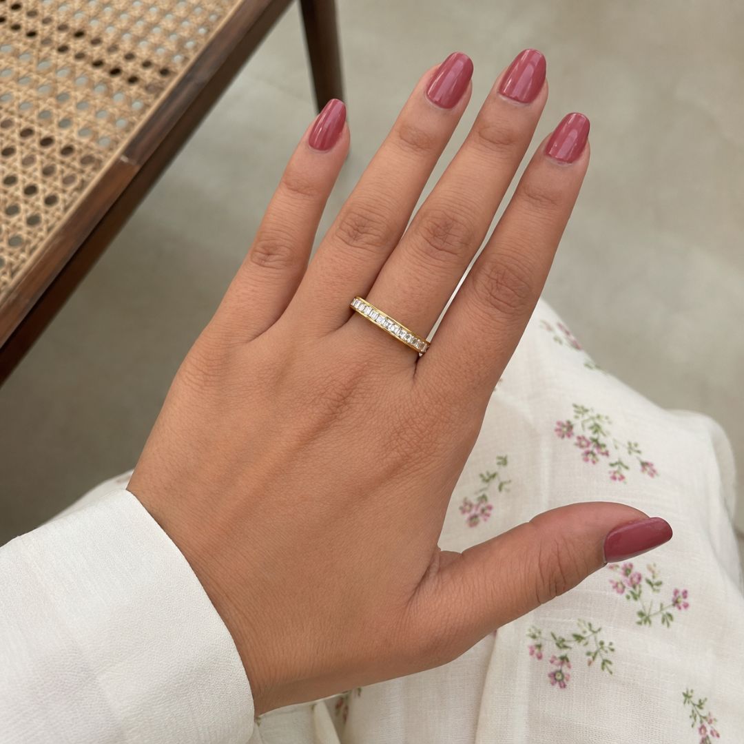 Marbella Baguette Band Ring