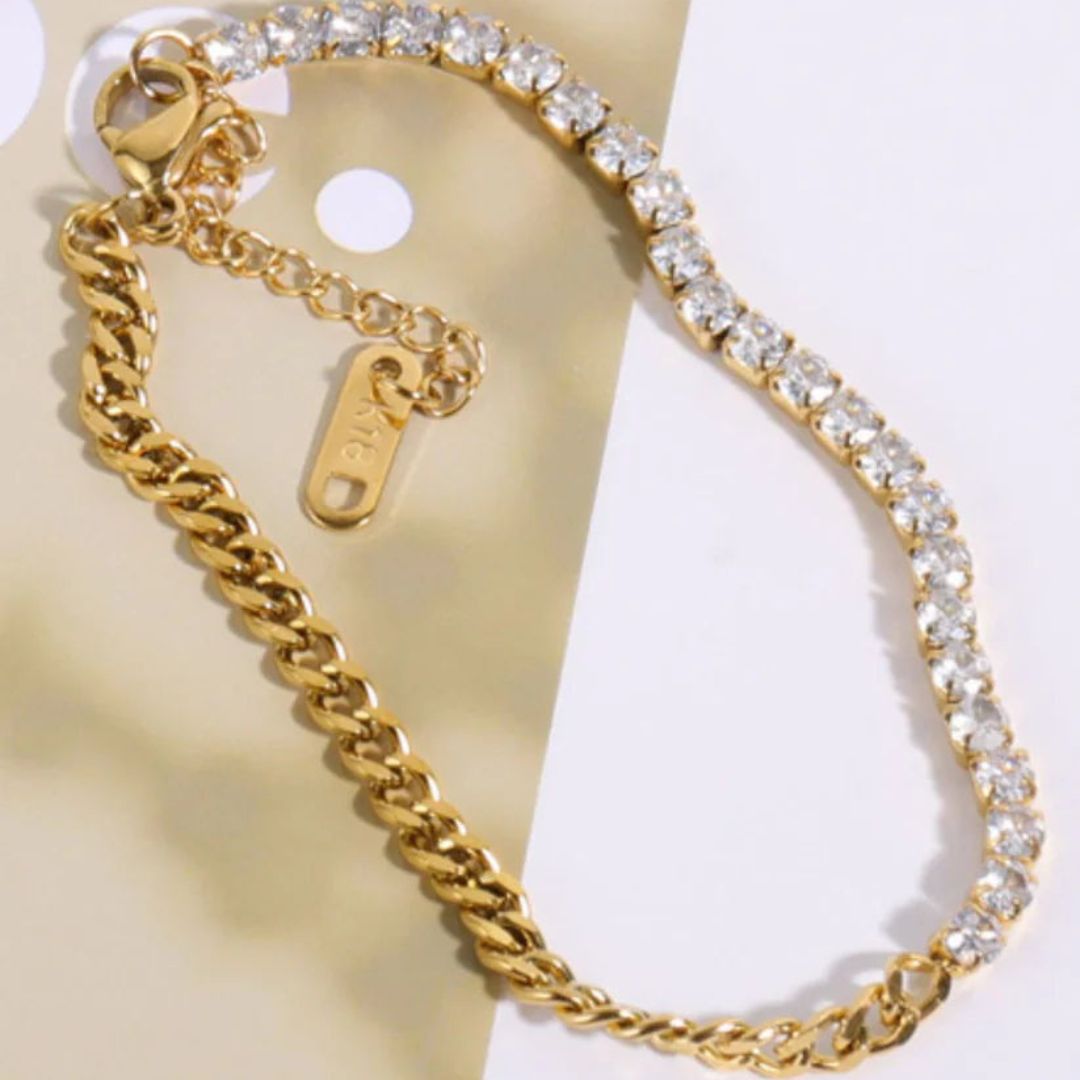 Semi Tennis Bracelet