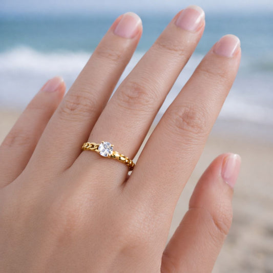 Hailey Solitaire Ring