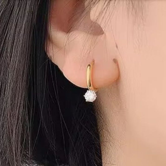 Hexaglow Hoops Earrings