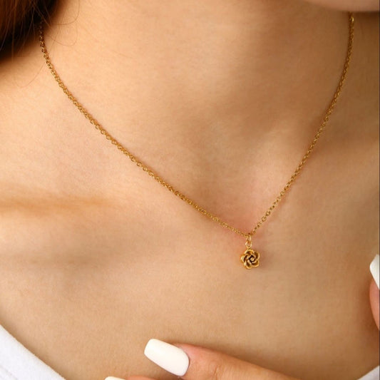 Mini Rose Necklace