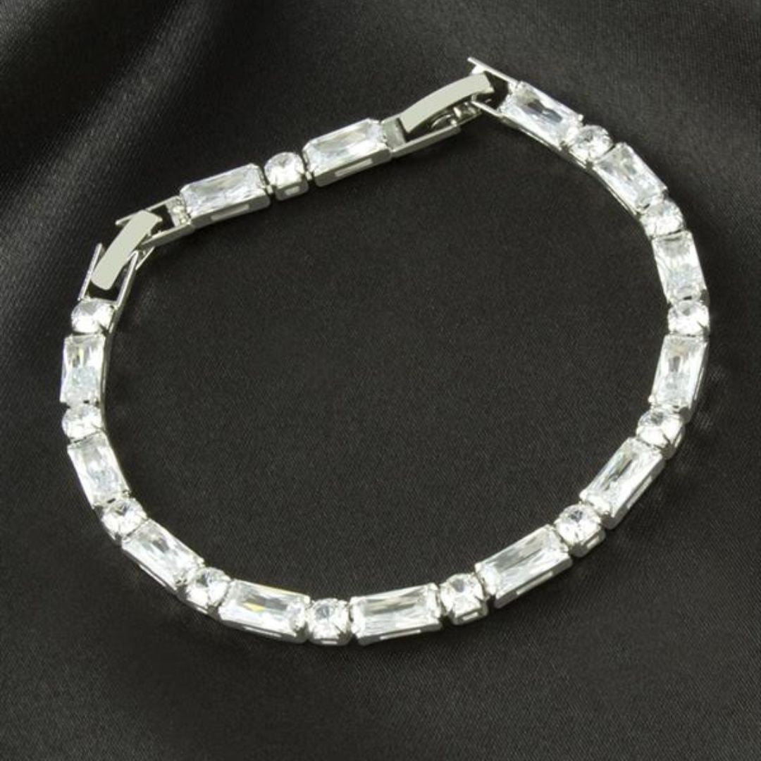 Sienna Glow Tennis Bracelet