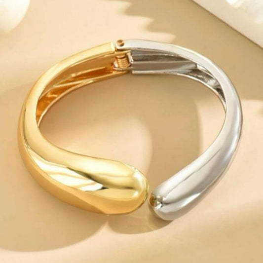 Dual Tone Chunky Bracelet 2.0