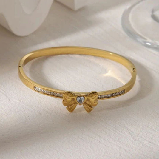 Crystal Bow Bracelet