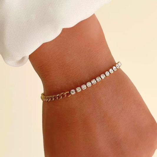 Semi Tennis Bracelet