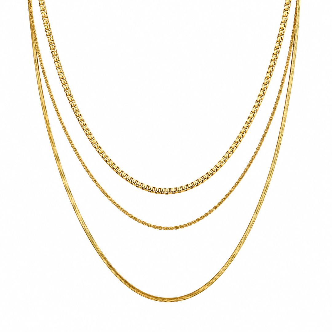 Aurora Layered Chain Necklace