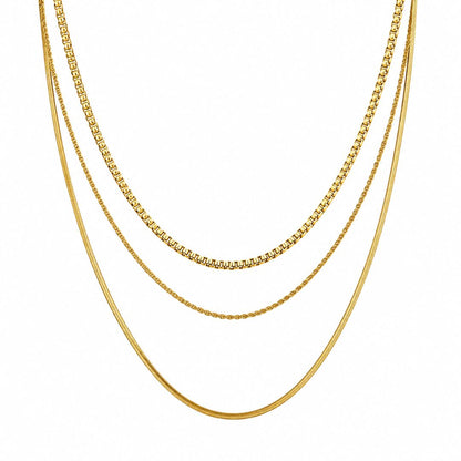 Aurora Layered Chain Necklace