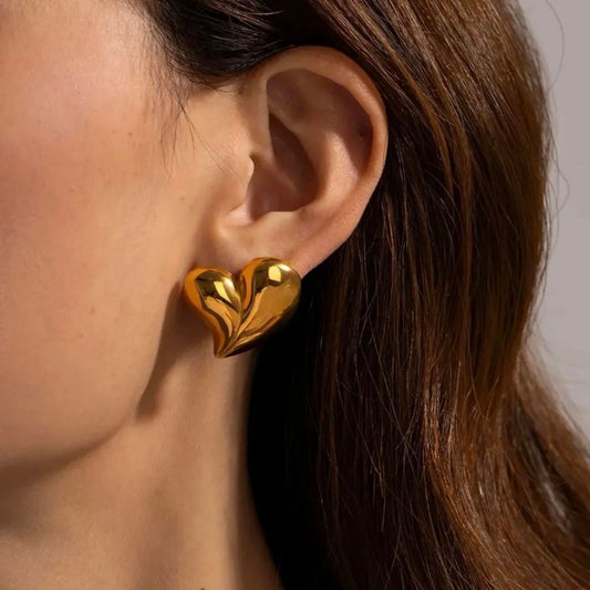 Broken Heart Anti-tarnish Earrings (ER133)