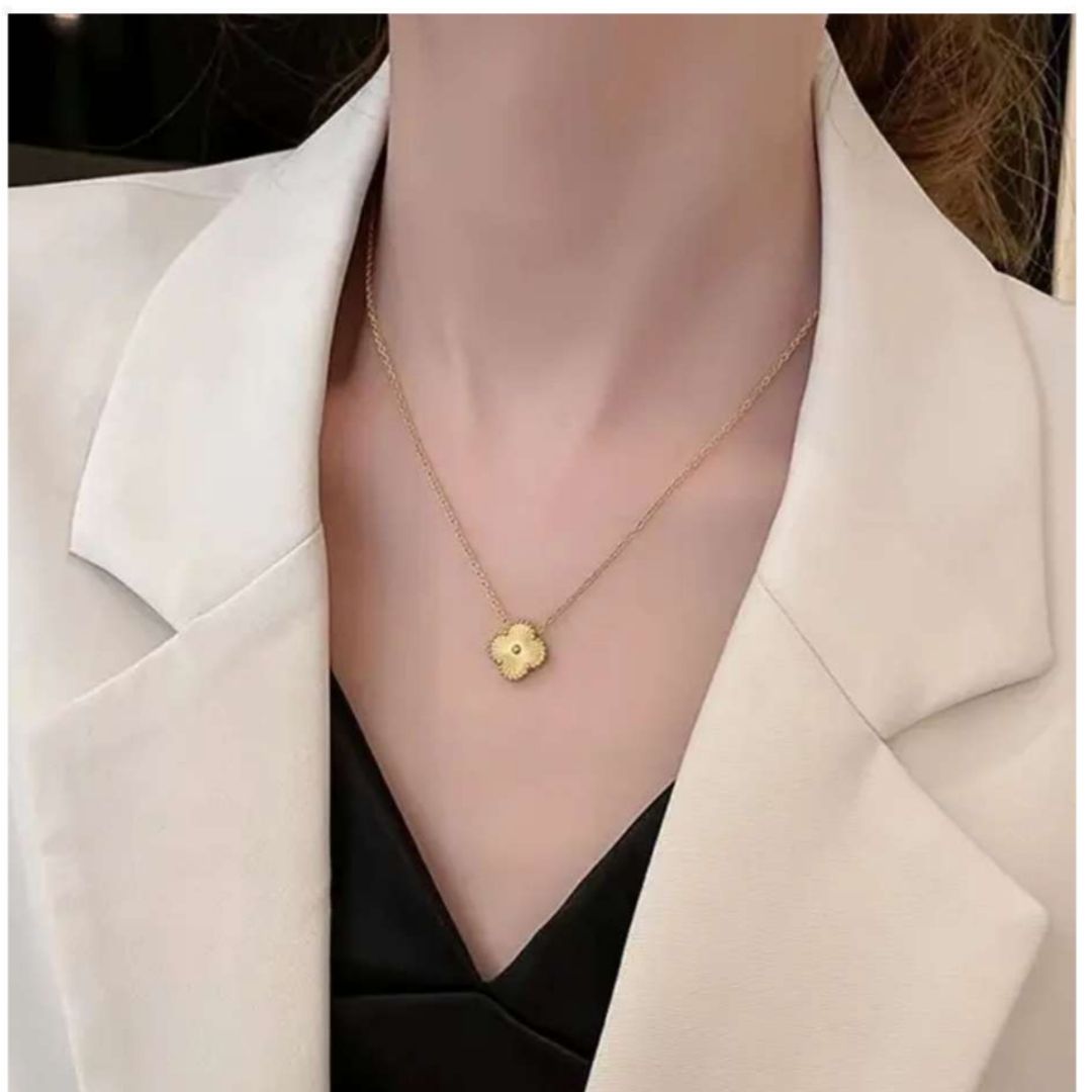 Golden Clover Necklace