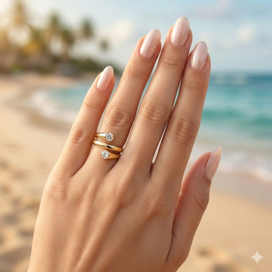 Golden Wrap Ring