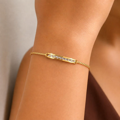 Solene Adjustable Stone Bracelet
