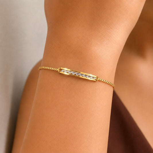 Solene Adjustable Stone Bracelet