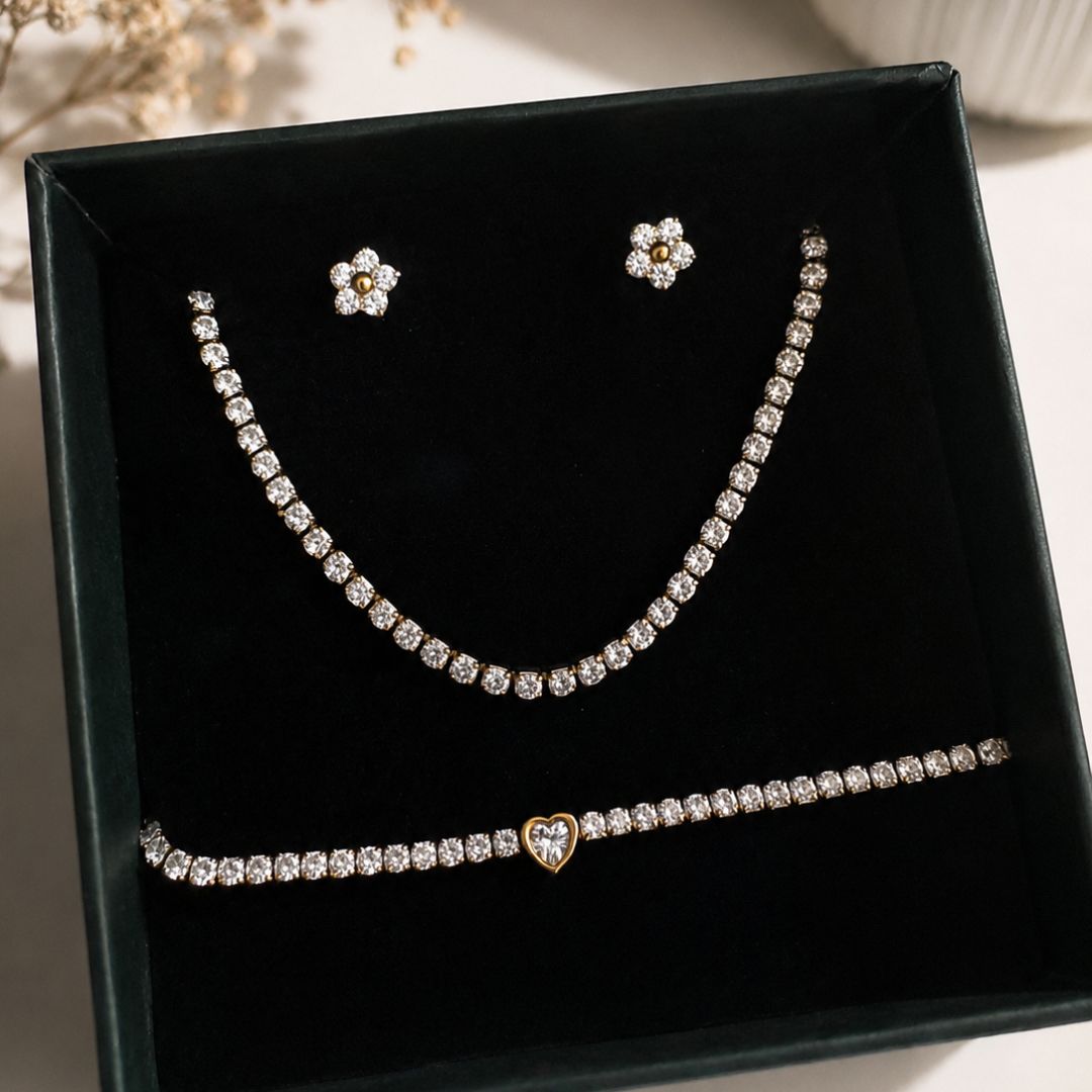 Tennis Jewellery Set