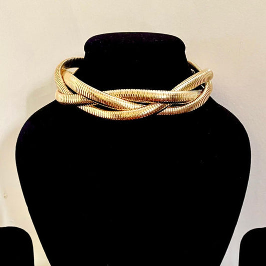 Triple Layer Statement Necklace