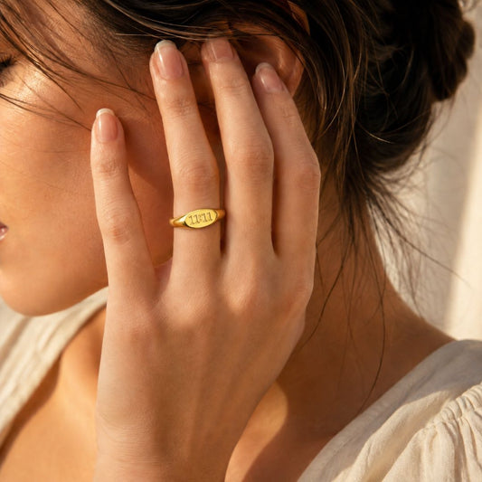 Manifest 11:11 Signet Ring