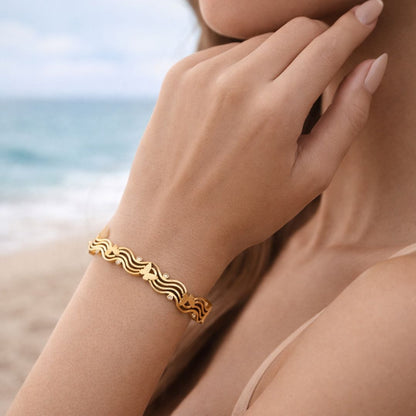 Golden Garden Bracelet Stack