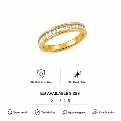 Marbella Baguette Band Ring