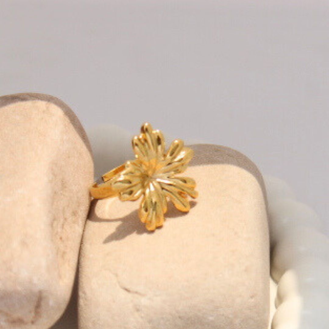 Wildflower Adjustable Anti-tarnish Ring (RG261)