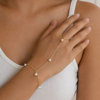 Seraphina Pearl Hand Chain