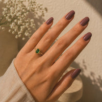 Juno Green Stone Ring