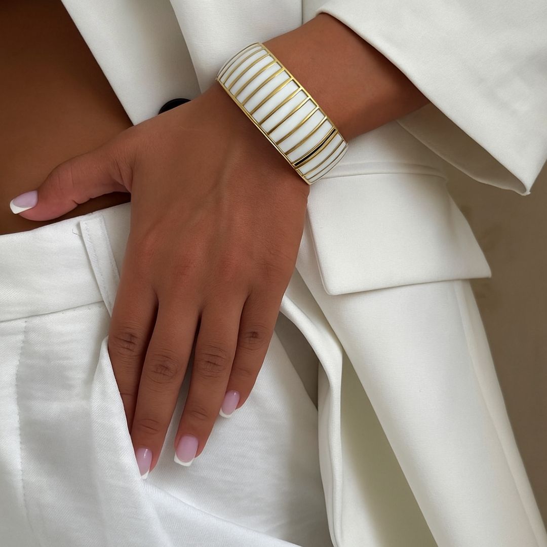 White Vividline Bracelet