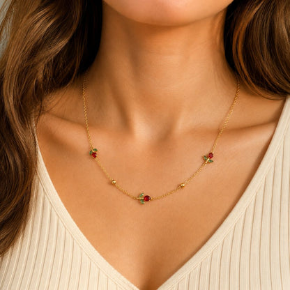 Golden Tulip Station Necklace